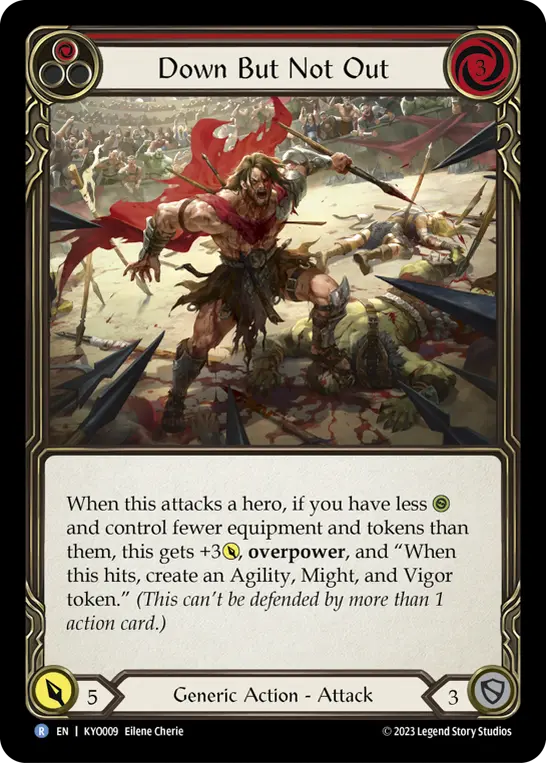 Down But Not Out (red)