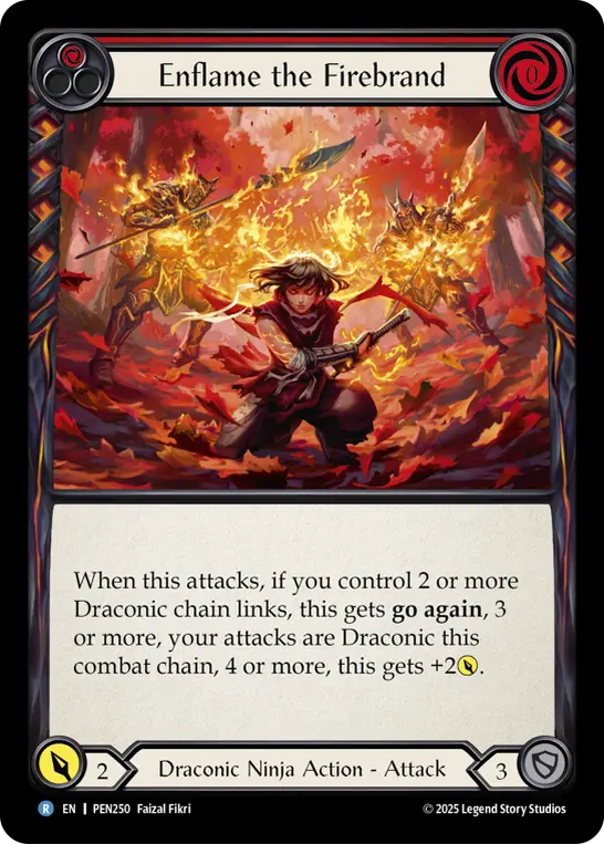 Enflame the Firebrand (red)