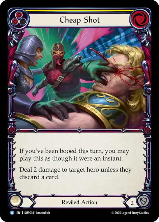 Cheap Shot (yellow)